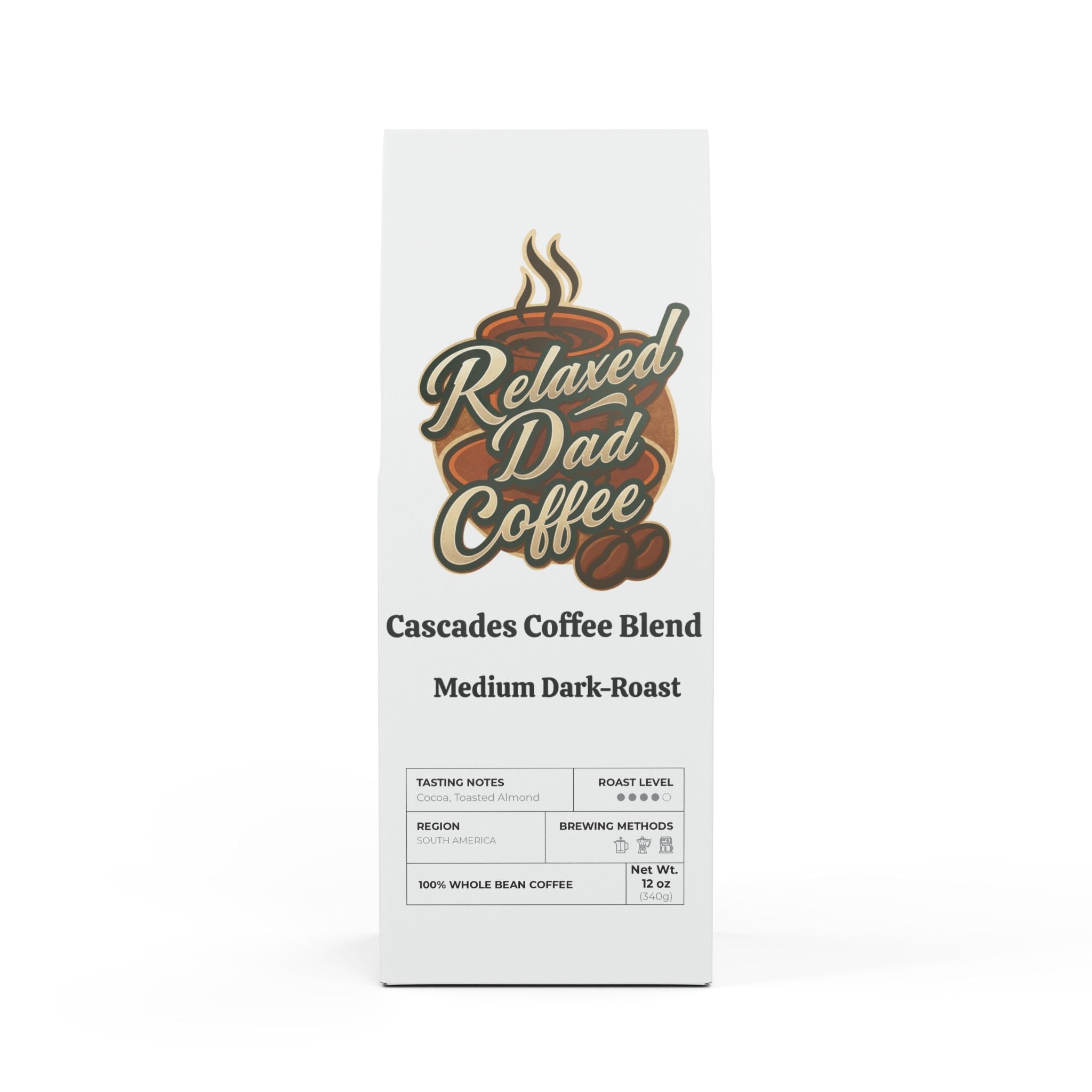 Cascades Coffee Blend (Medium-Dark Roast)