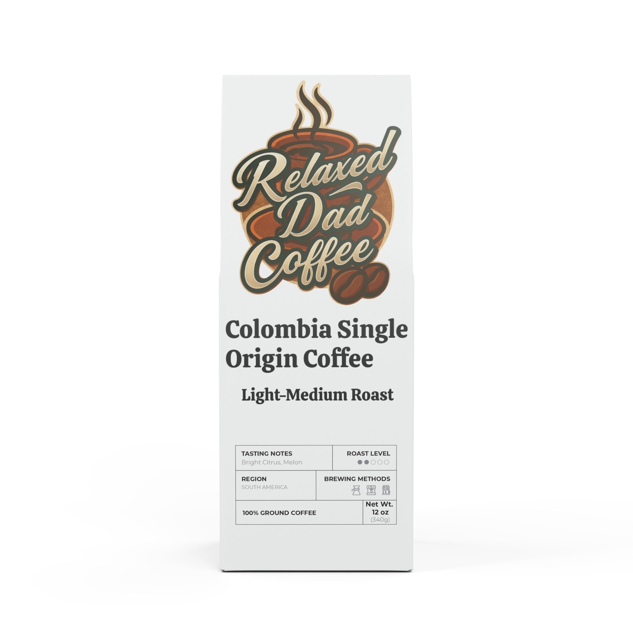 Colombia Single Origin Coffee (Light-Medium Roast)