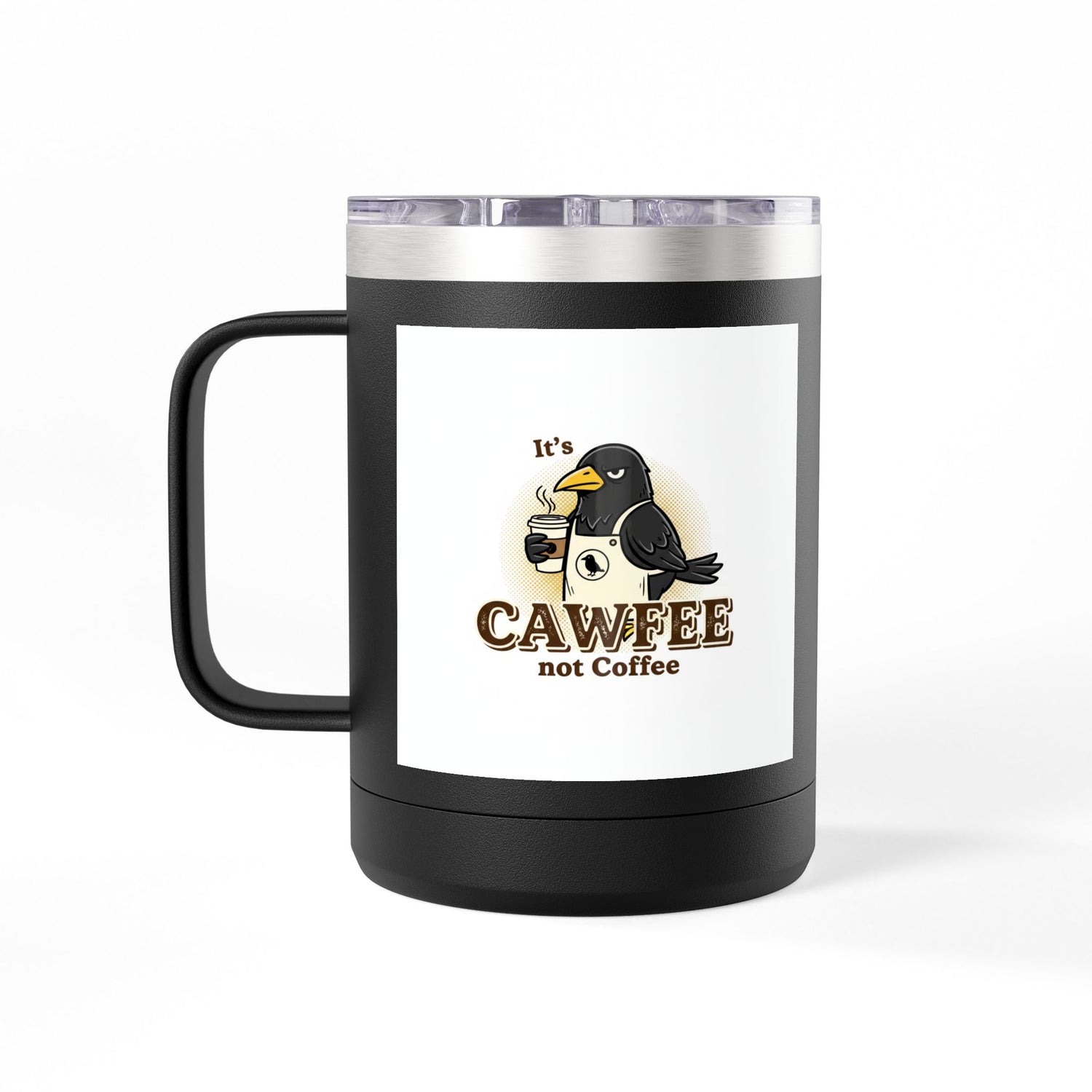 Cawfee 15oz Insulated Travel Mug