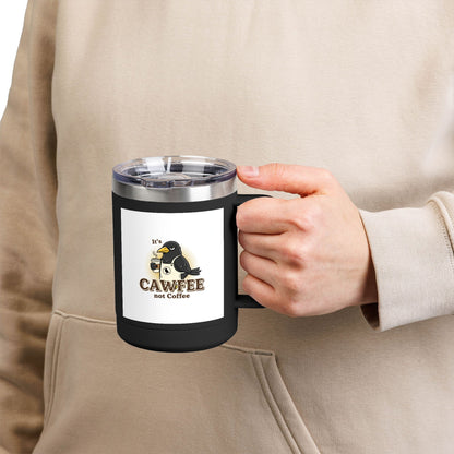 Cawfee 15oz Insulated Travel Mug