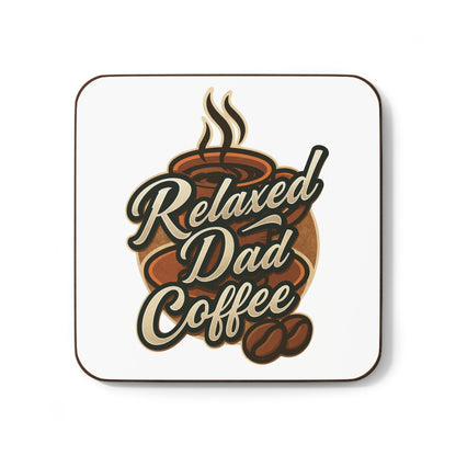 Relaxed Dad Coffee Coaster — Hardboard Back Drink Coaster