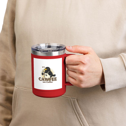 Cawfee 15oz Insulated Travel Mug