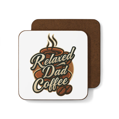 Relaxed Dad Coffee Coaster — Hardboard Back Drink Coaster