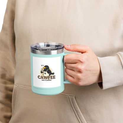 Cawfee 15oz Insulated Travel Mug