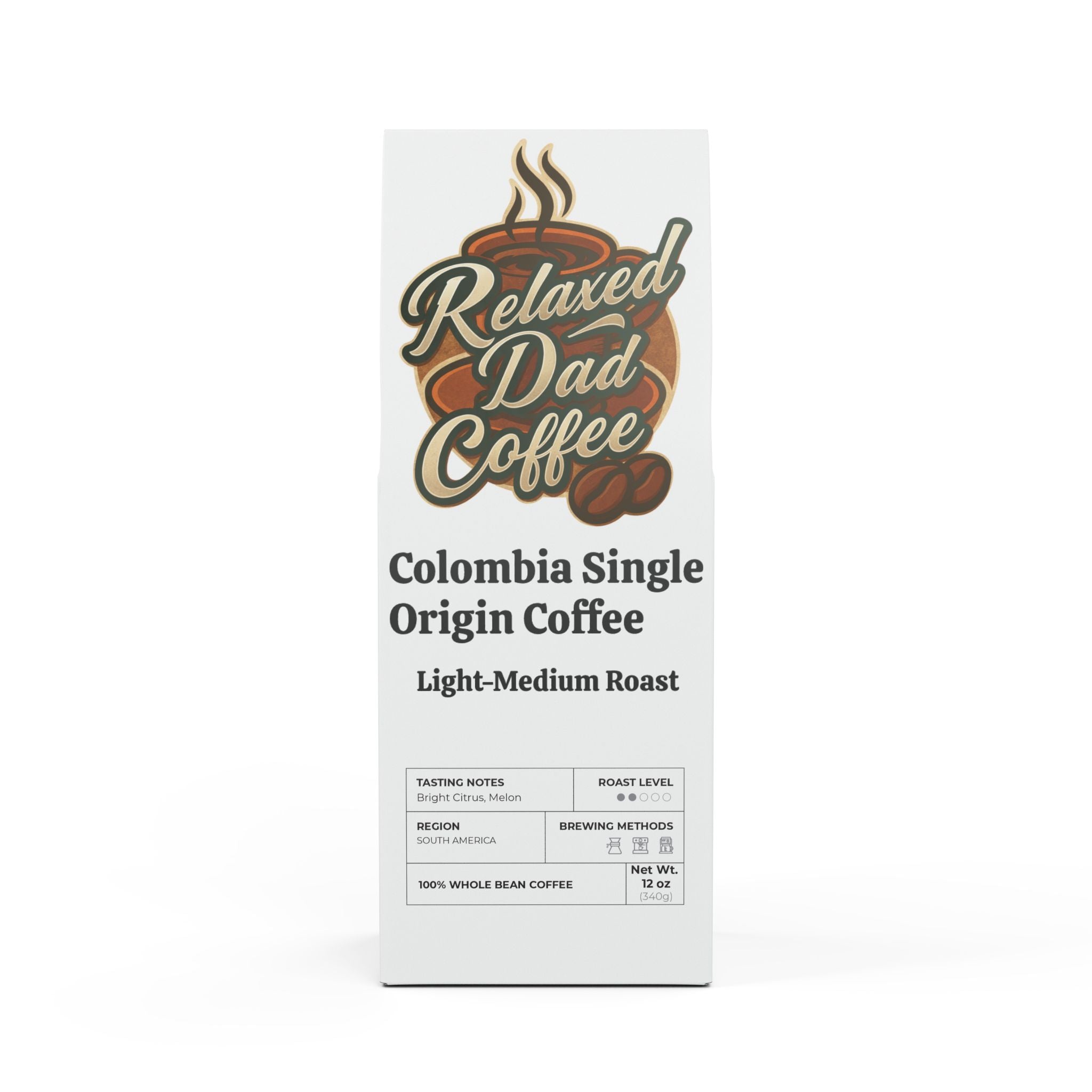 Colombia Single Origin Coffee (Light-Medium Roast)