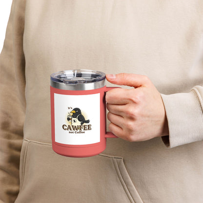 Cawfee 15oz Insulated Travel Mug