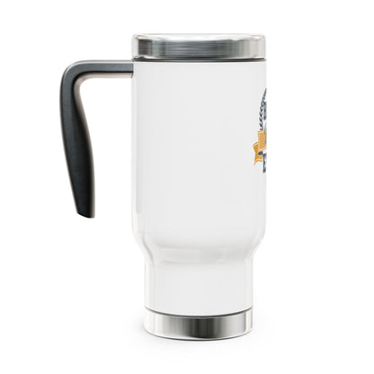 Best Dad Ever Stainless Steel Travel Mug with Handle — 14oz
