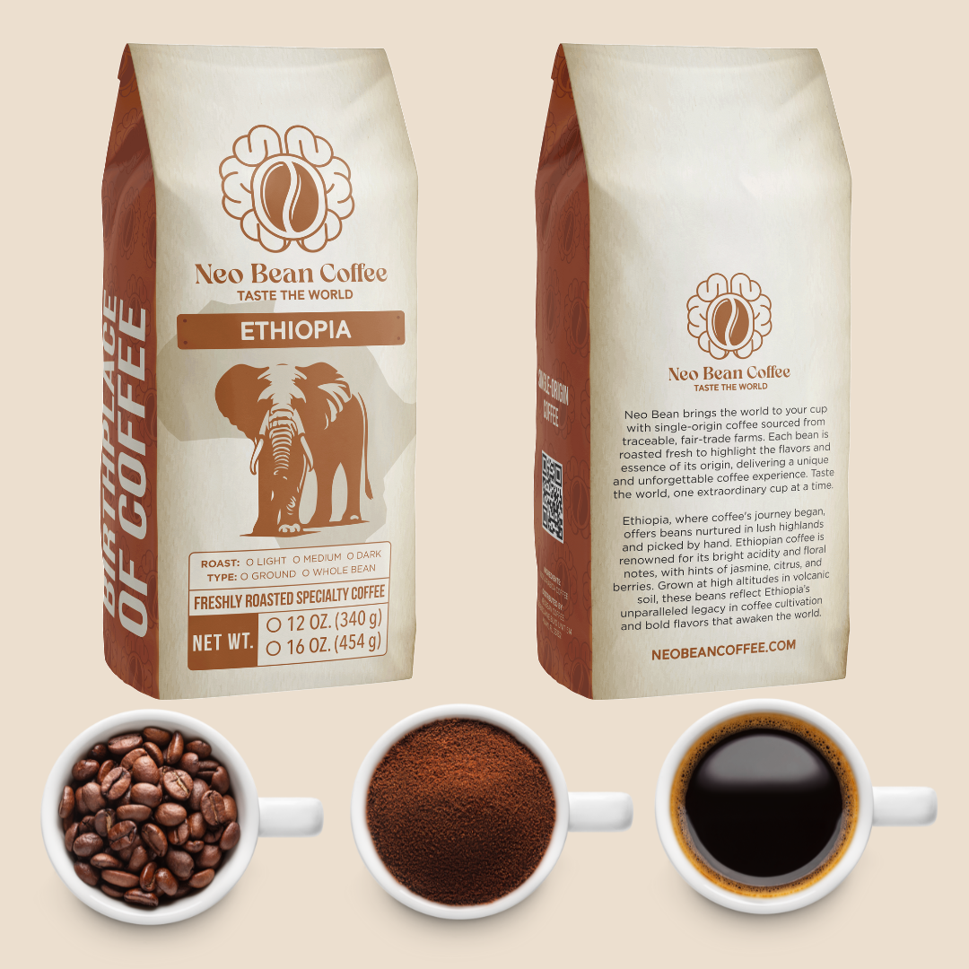 Ethiopian Freshly Roasted Single-Origin Specialty Coffee