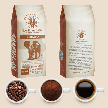 Ethiopian Freshly Roasted Single-Origin Specialty Coffee